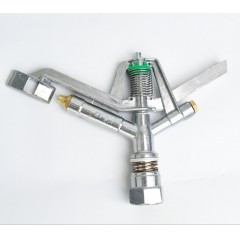 農業(yè)灌溉 噴灌配件 鋁合金zy-2噴頭360度搖臂大田園林草坪降溫（30個起拍））